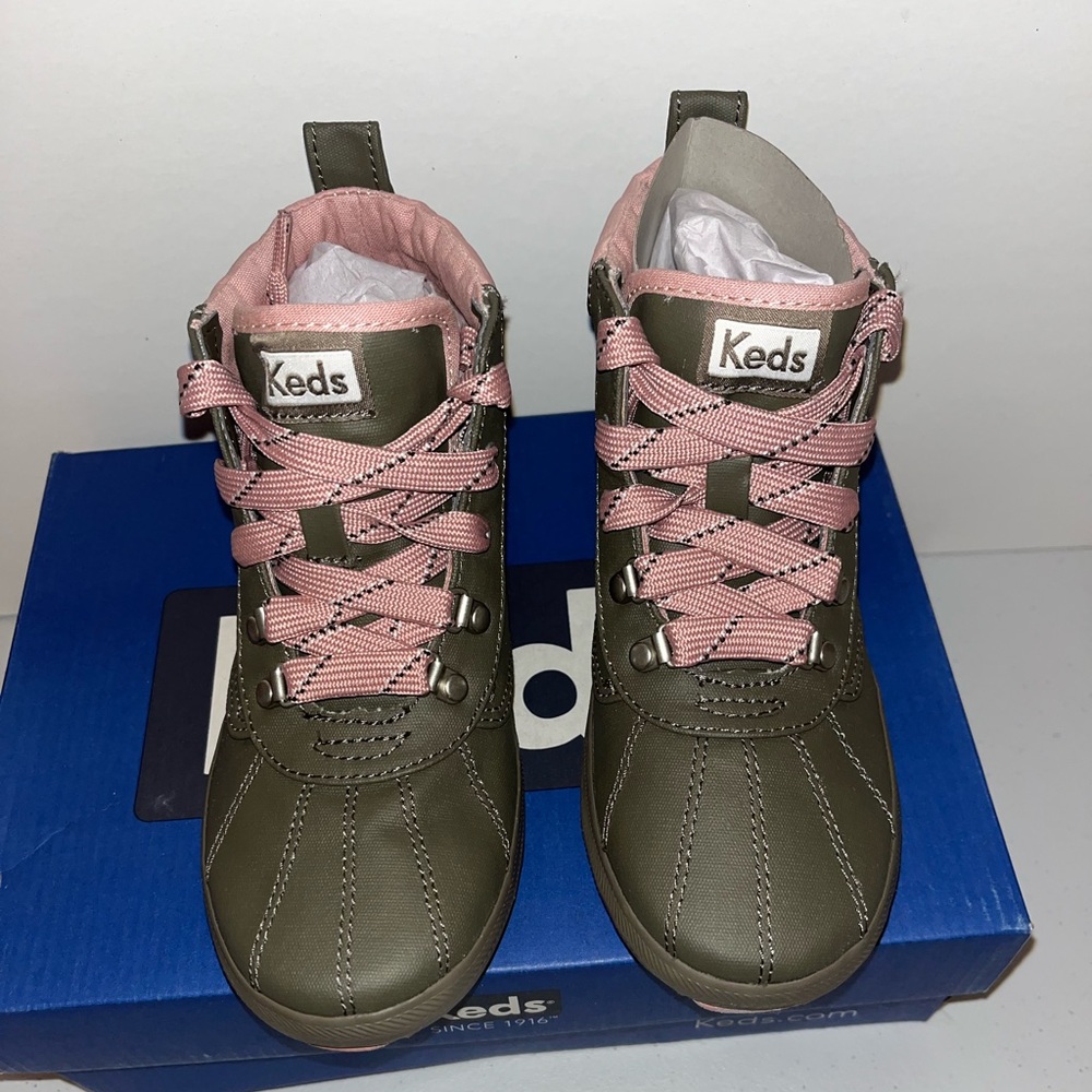 NEW Keds Scout Olive 13.5 Little girls